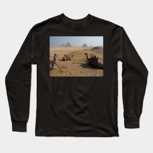 Camels & Pyramids Long Sleeve T-Shirt